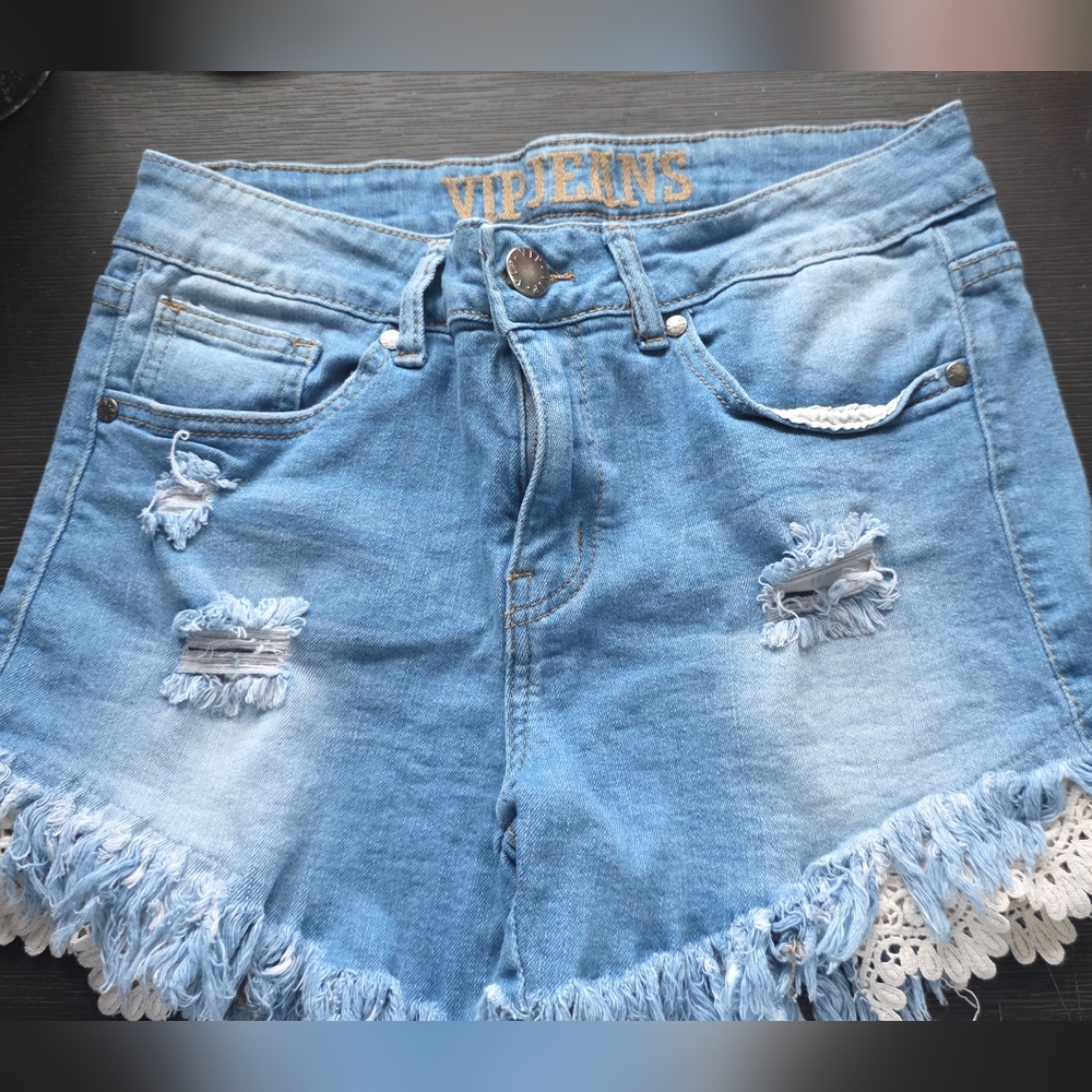 VIP Women's Blue Denim Shorts
